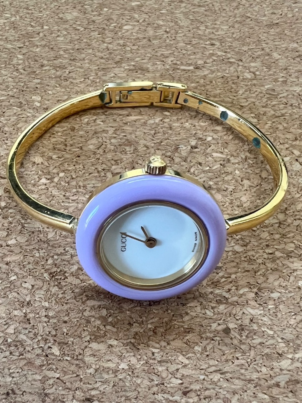 Vintage Gucci 1100-L Watch + 12 Interchangeable Bezels & Original Box - Picture 3 of 15